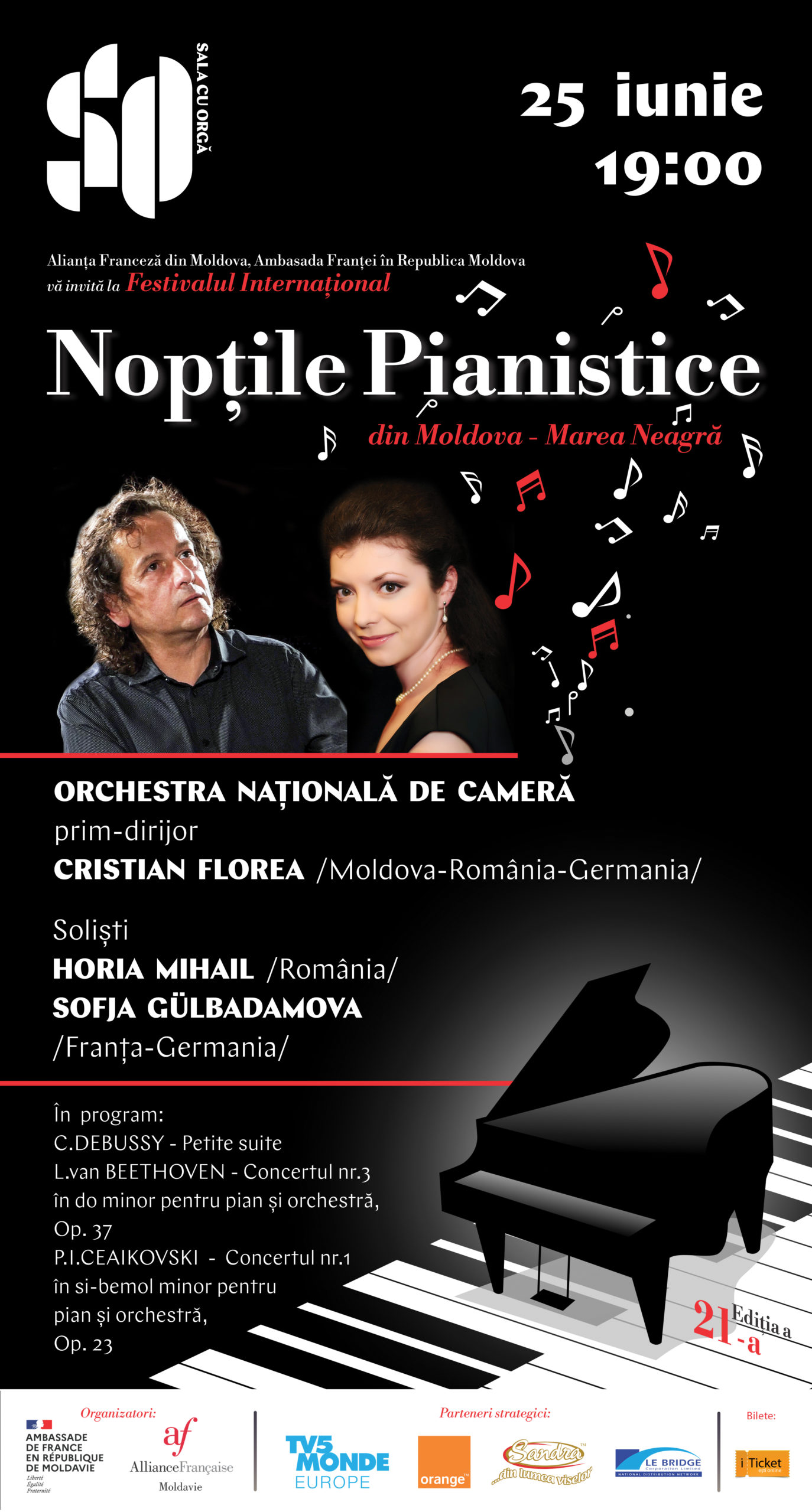 Concert des Nuits Pianistiques de Moldavie – Mer Noire